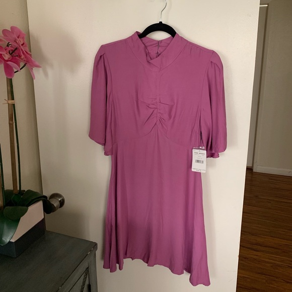 Free People Dress Be My Baby Pink Mini-NWT 👚 - Picture 3 of 7